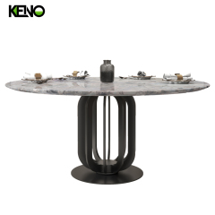 Marble Dining Table Table Chair Combination Home Furniture for Small Space Living