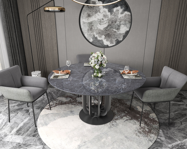 Sintered Stone Dining Table Home Furniture Factory Direct Sale with Matching Table Chair