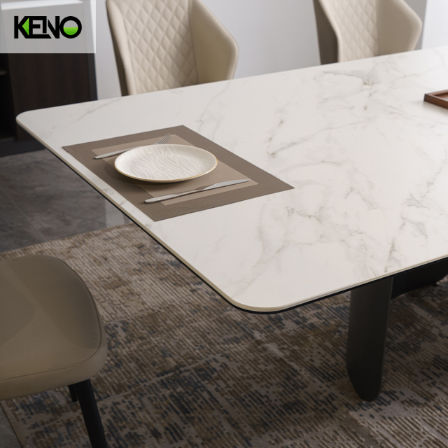 Sintered Stone Dining Table Luxury Style Home Furniture for Home and Hotel Decoration