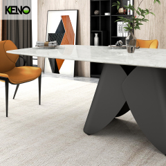 Marble Dining Table Customization Home Furniture for Restaurant and Dining Area