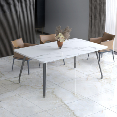 Sintered Stone Dining Table Keno Design Home Furniture for Commercial and Home Use