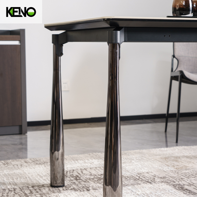 Dining Table Wholesale Sintered Stone Home Furniture Set with Comfortable Home Chair