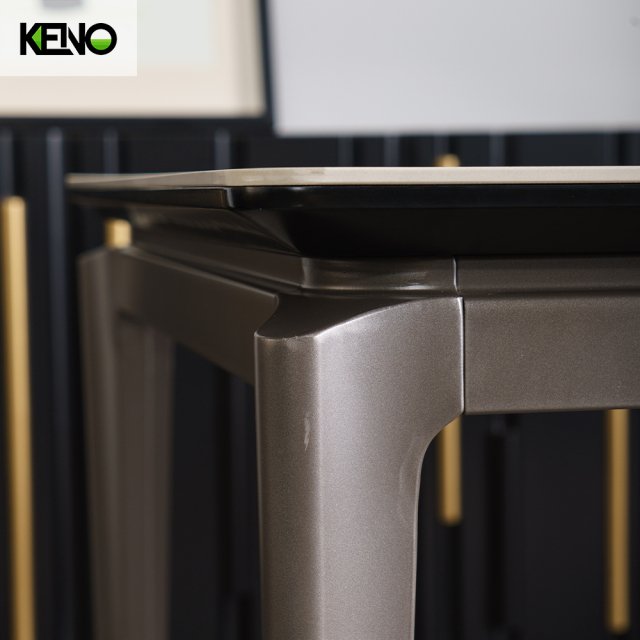Dining Table Keno Series Luxury Sintered Stone Home Furniture with Table Chair Set