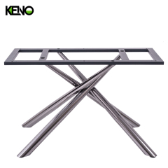 Wood Grain Dining Table Luxury Home Furniture with Customizable Size for Modern Home