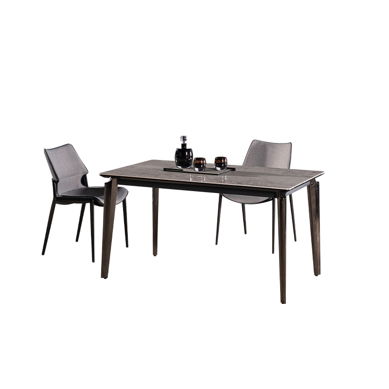 Dining Table Customized Sintered Stone Home Furniture for Villa and Commercial Space
