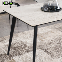 Dining Table Keno Design Hotel Sintered Ston Furniture with Factory Direct Supply