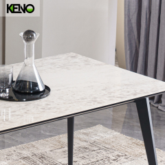 Dining Table Keno Design Hotel Sintered Ston Furniture with Factory Direct Supply