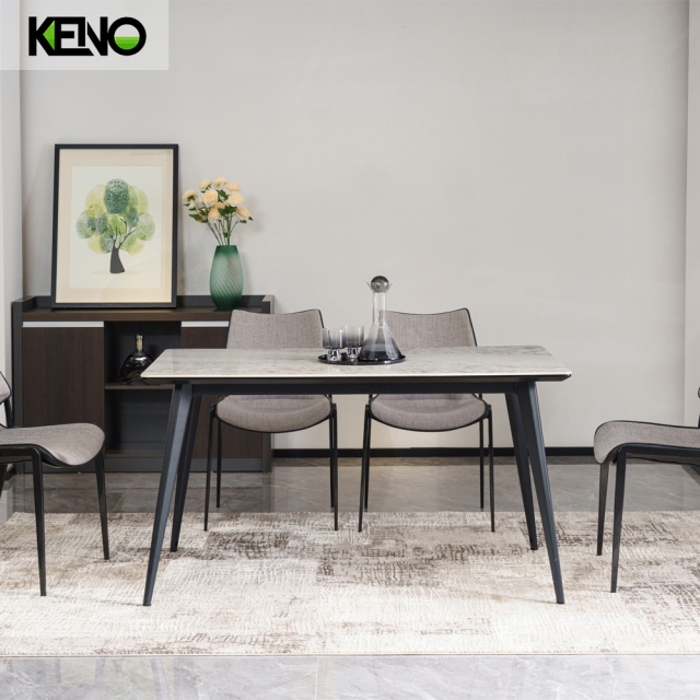 Dining Table Keno Design Hotel Sintered Ston Furniture with Factory Direct Supply