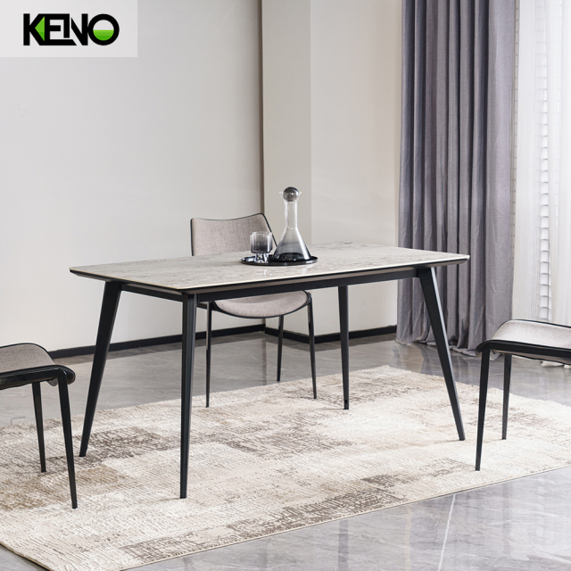 Dining Table Keno Design Hotel Sintered Ston Furniture with Factory Direct Supply