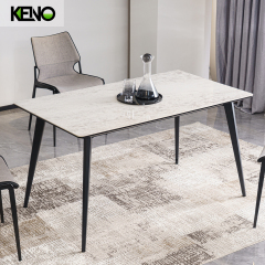 Dining Table Keno Design Hotel Sintered Ston Furniture with Factory Direct Supply