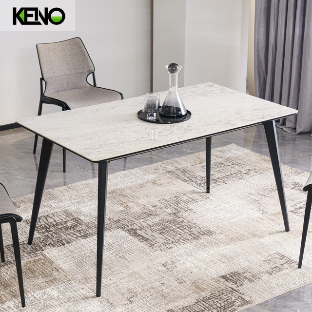 Dining Table Keno Design Hotel Sintered Ston Furniture with Factory Direct Supply