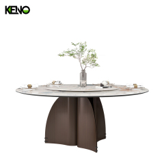 Sintered Stone Dining Table Hotel Grade Table Chair Set for Restaurant and Cafe Projects