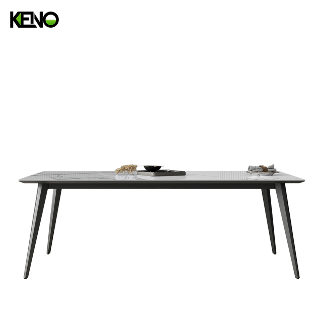 Dining Table Luxury Sintered Stone Home Furniture with Customization Service for Modern Family