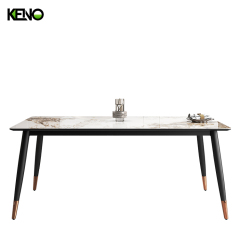 Dining Table Custom Finish & Color Sintered Stone Home Furniture from Professional Factory