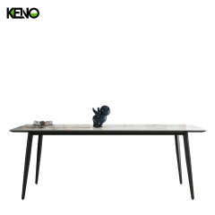 Sintered Stone Dining Table Custom Finish & Color Home Furniture from Professional Factory