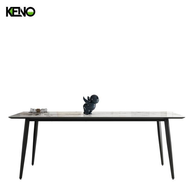 Sintered Stone Dining Table Custom Finish & Color Home Furniture from Professional Factory
