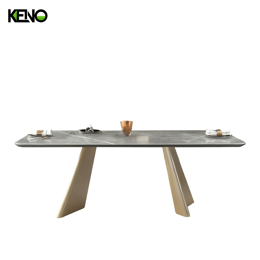 Dining Table Luxury Hotel Furniture with Sturdy Structure for Commercial Space