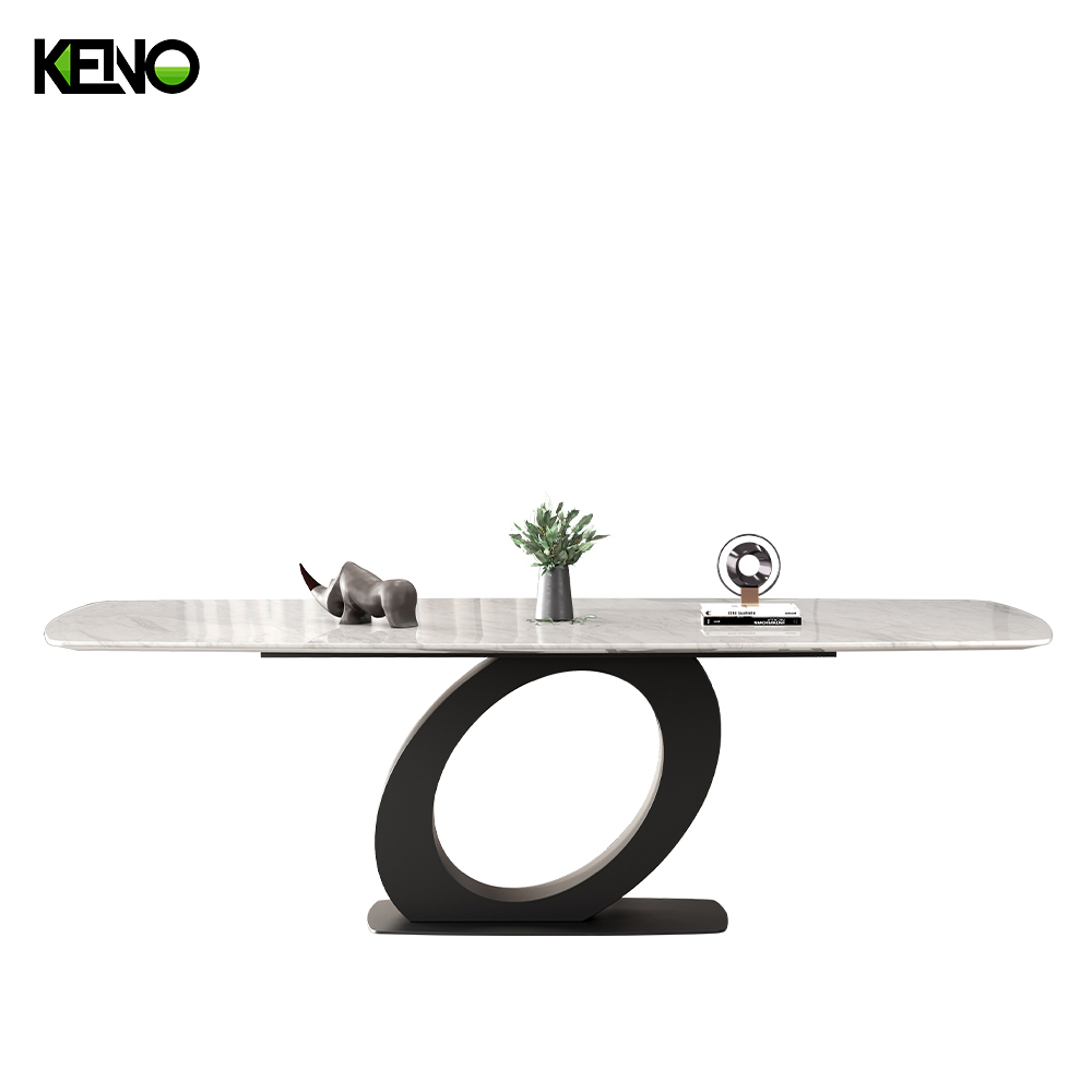 Marble Dining Table Modern Home Chair and Table Set for Small & Large Dining Area