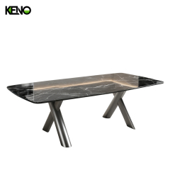 Dining Table Hotel Grade Sintered Stone Table Chair Set for Restaurant and Cafe Projects