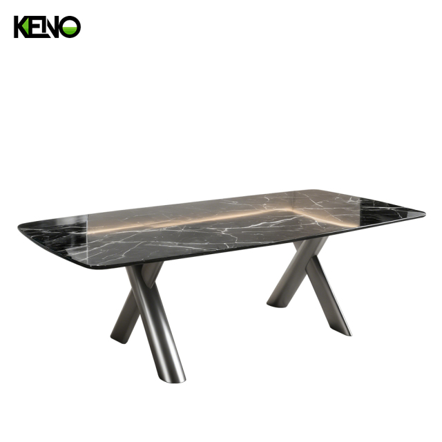 Dining Table Hotel Grade Sintered Stone Table Chair Set for Restaurant and Cafe Projects