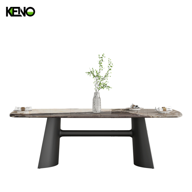 Dining Table Custom Size Marble Home Furniture for Personalized Interior Design