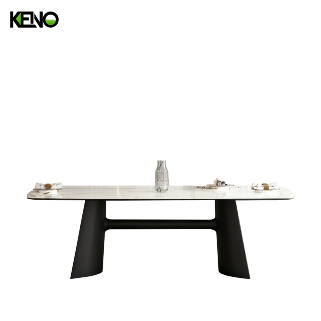 Dining Table Luxury Sintered Stone Home Furniture with Durable Material for Long Life