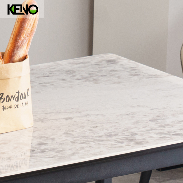 Dining Table Luxury Sintered Stone Home Furniture with Durable Structure for Long-Term Use