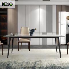 Sintered Stone Dining Table Custom Finish & Color Home Furniture from Professional Factory