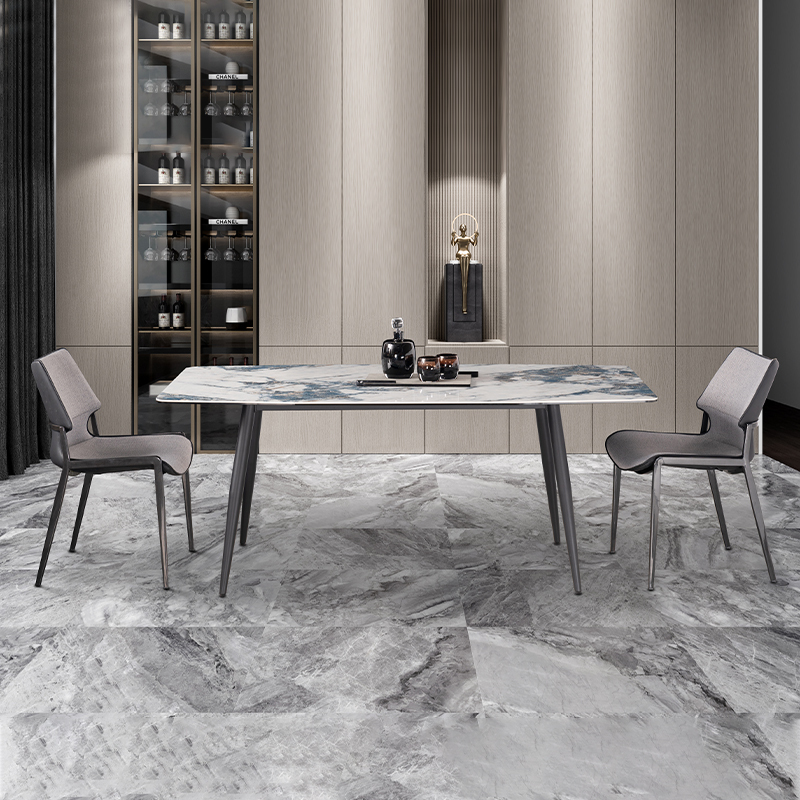 Dining Table Keno Collection Hotel Sintered Stone Furniture with Matching Table Chair Set
