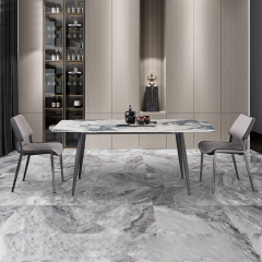 Dining Table Keno Collection Hotel Sintered Stone Furniture with Matching Table Chair Set