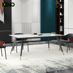 Dining Table Luxury Sintered Stone Home Furniture Suitable for Residential & Commercial Use