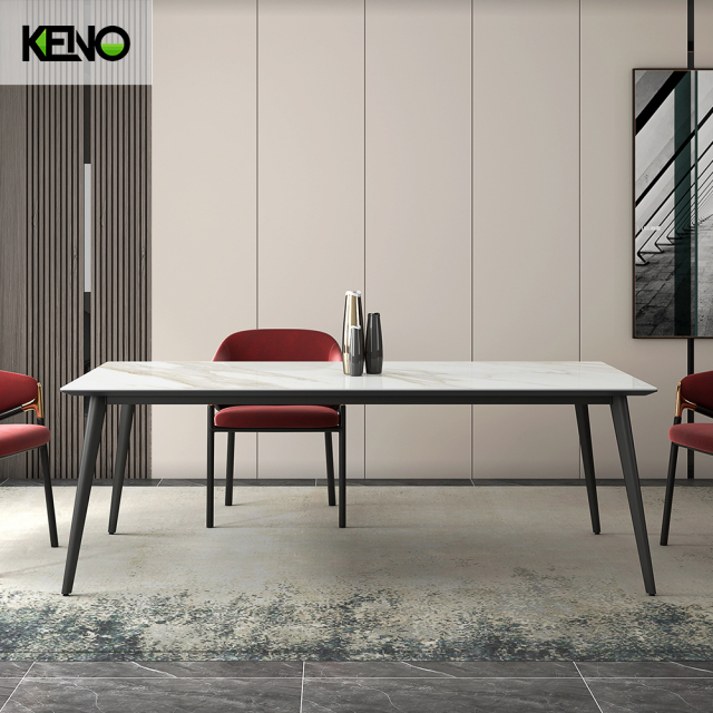 Dining Table Keno Series Modern Sintered Stone Home Furniture with Matching Table Chair