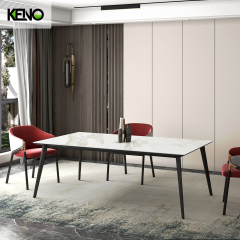 Dining Table Keno Series Modern Sintered Stone Home Furniture with Matching Table Chair