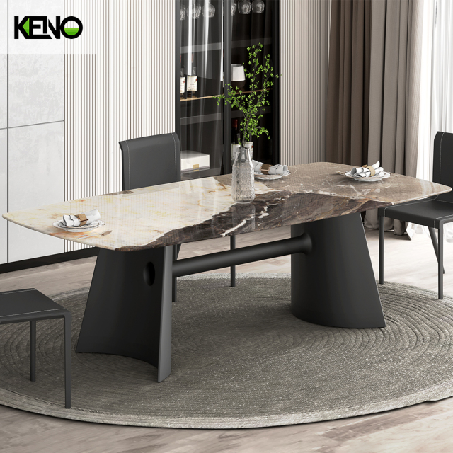 Dining Table Custom Size Marble Home Furniture for Personalized Interior Design