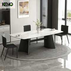 Dining Table Luxury Sintered Stone Home Furniture with Durable Material for Long Life