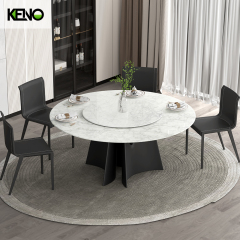 Dining Table Elegant Marble Home Furniture Suitable for Villa and Apartment