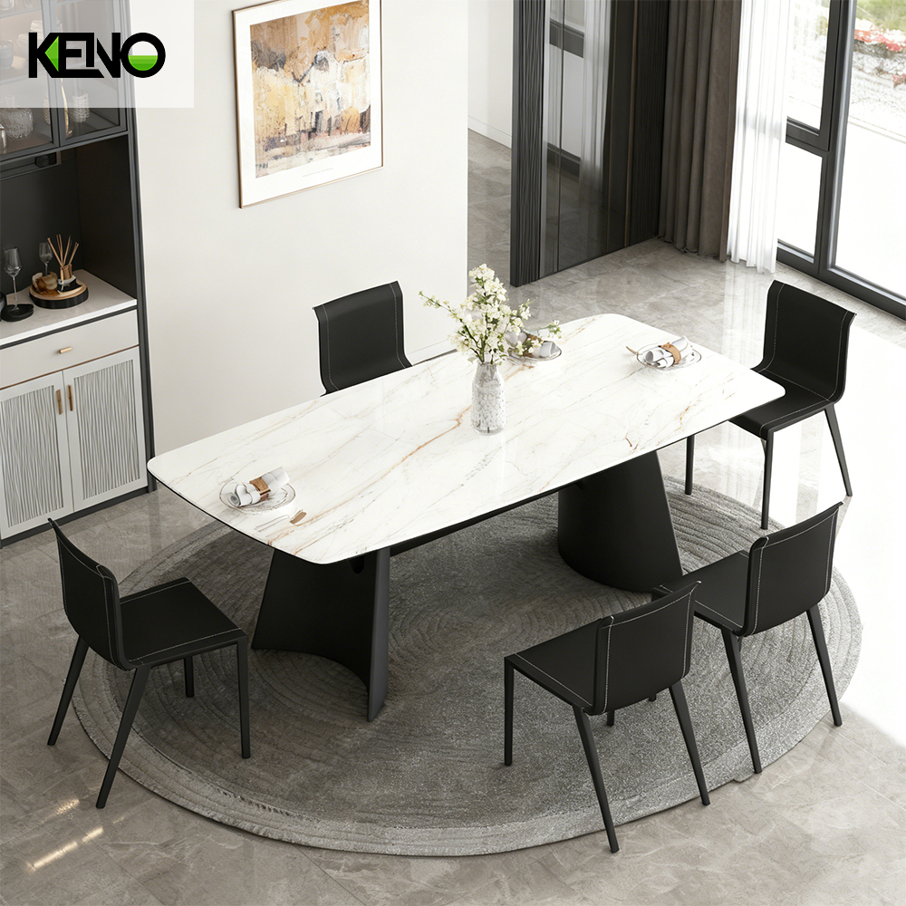 Dining Table Luxury Sintered Stone Home Furniture with Durable Material for Long Life
