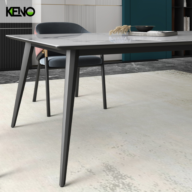 Dining Table Luxury Sintered Stone Home Furniture with Customization Service for Modern Family