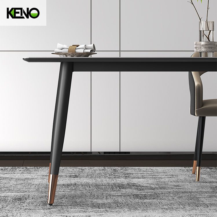 Dining Table Custom Finish & Color Sintered Stone Home Furniture from Professional Factory