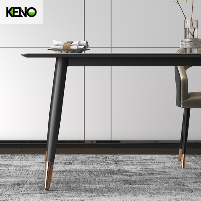 Dining Table Custom Finish & Color Sintered Stone Home Furniture from Professional Factory