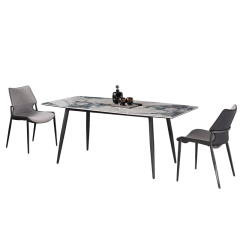 Dining Table Keno Collection Hotel Sintered Stone Furniture with Matching Table Chair Set