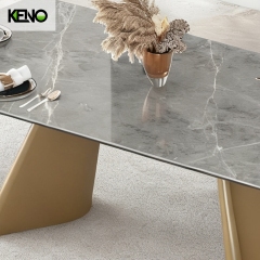 Dining Table Luxury Hotel Furniture with Sturdy Structure for Commercial Space