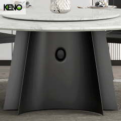 Dining Table Elegant Marble Home Furniture Suitable for Villa and Apartment