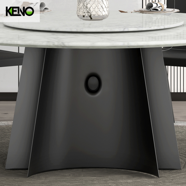 Dining Table Elegant Marble Home Furniture Suitable for Villa and Apartment
