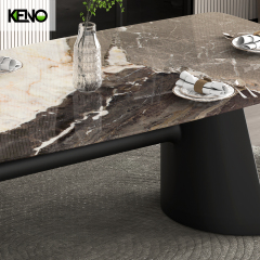 Dining Table Custom Size Marble Home Furniture for Personalized Interior Design