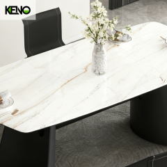 Dining Table Luxury Sintered Stone Home Furniture with Durable Material for Long Life