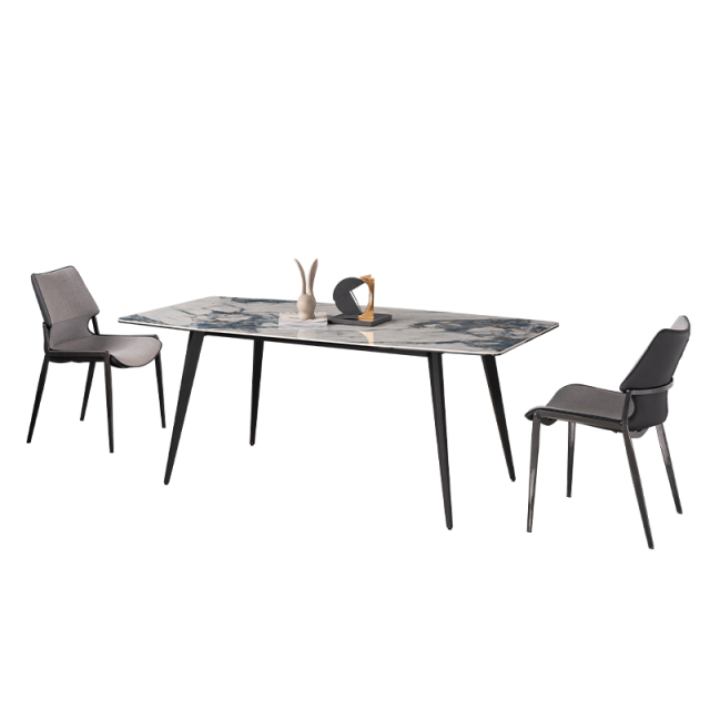 Dining Table Factory Direct Wholesale Sintered Stone Table Chair Set for Home & Hotel
