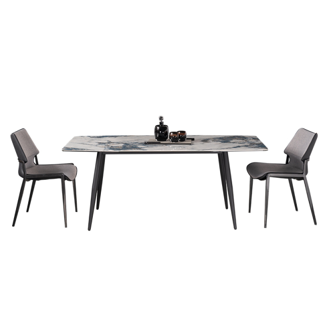 Dining Table Keno Collection Hotel Sintered Stone Furniture with Matching Table Chair Set