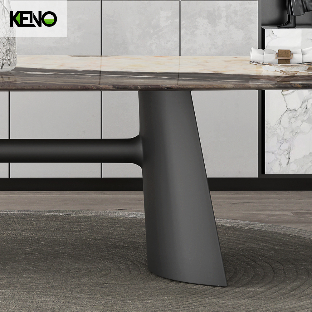 Dining Table Custom Size Marble Home Furniture for Personalized Interior Design