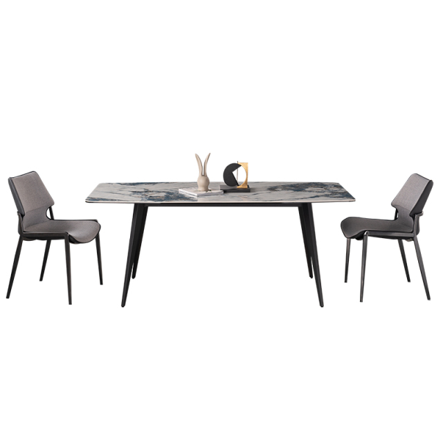 Dining Table Factory Direct Wholesale Sintered Stone Table Chair Set for Home & Hotel